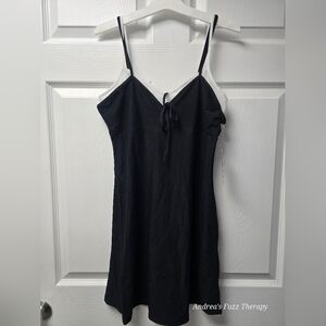 Black and White Spaghetti Strap Dress